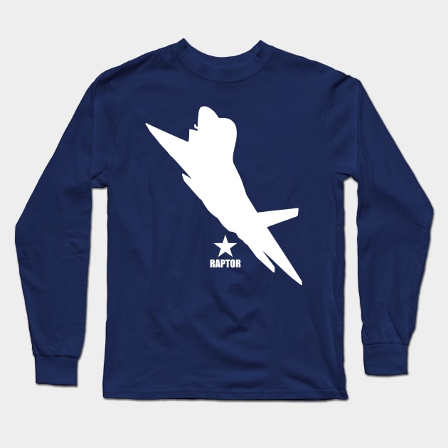 F-22 Raptor Long Sleeve T-Shirt by TCP